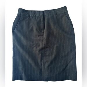 Isaac Mizrahi Black Pinstripe Skirt